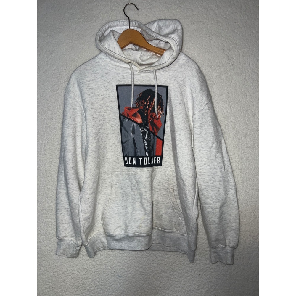 Lane Seven Don Toliver XL Hoodie white/gray